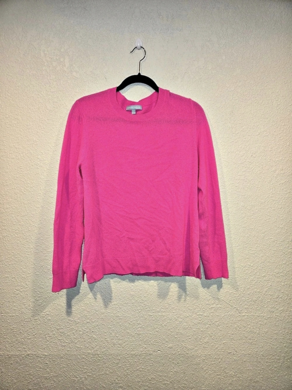 Antonio Melani Pink Cashmere Crewneck Sweater